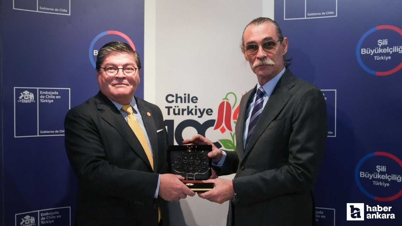 Başkan Beşikcioğlu, Şili Büyükelçisi'ni ziyaret etti