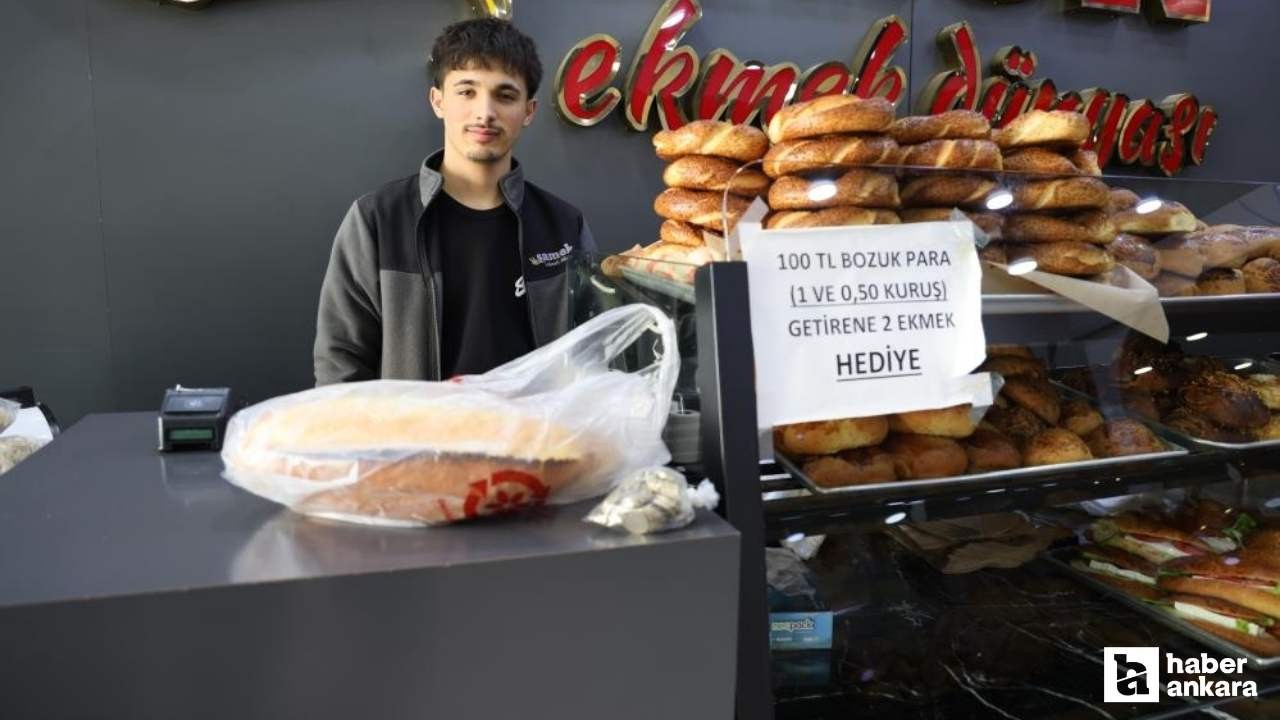Madeni para krizi büyüyor: 100 TL bozuk para getirene 2 ekmek bedava!