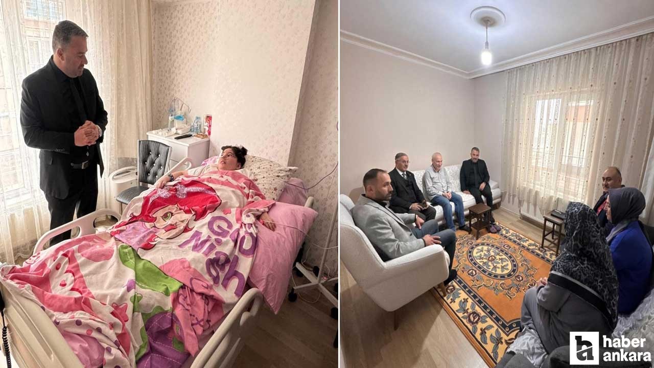 Pursaklar Belediye Başkanı Çetin’den hastalara ziyaret