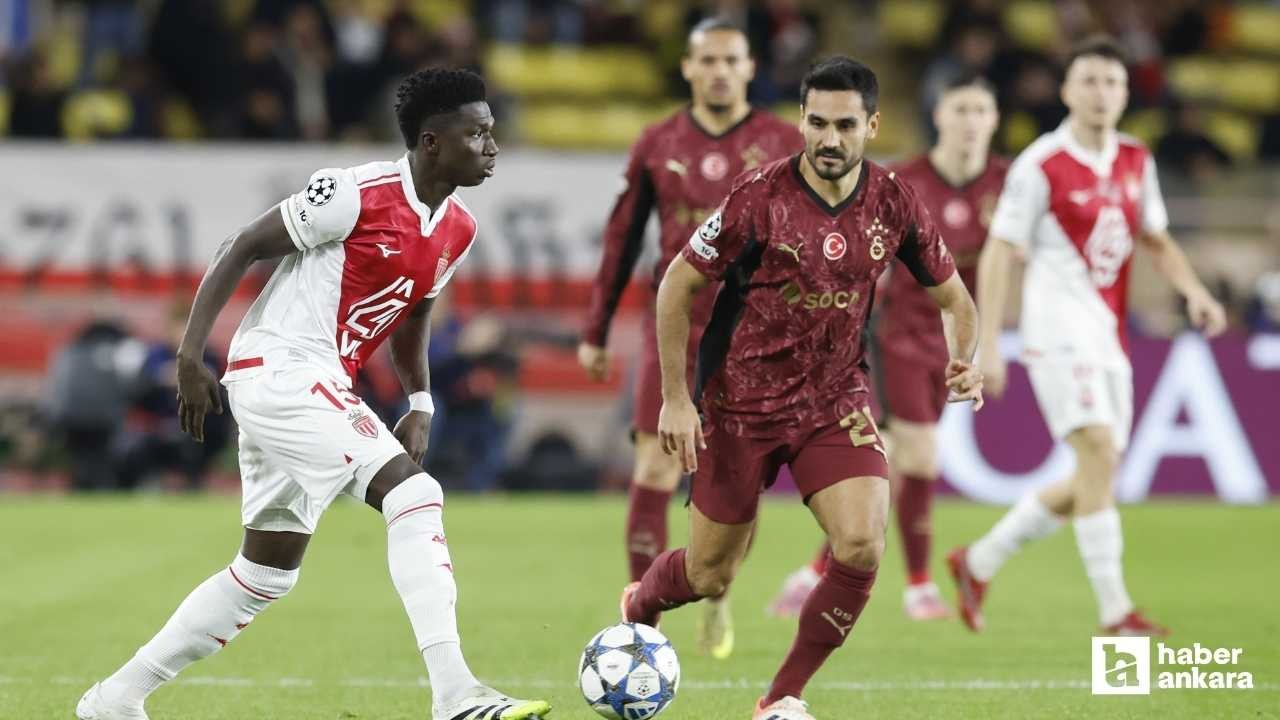 Galatasaray Şampiyonlar Ligi'nde Monaco'ya 1-0 kaybetti