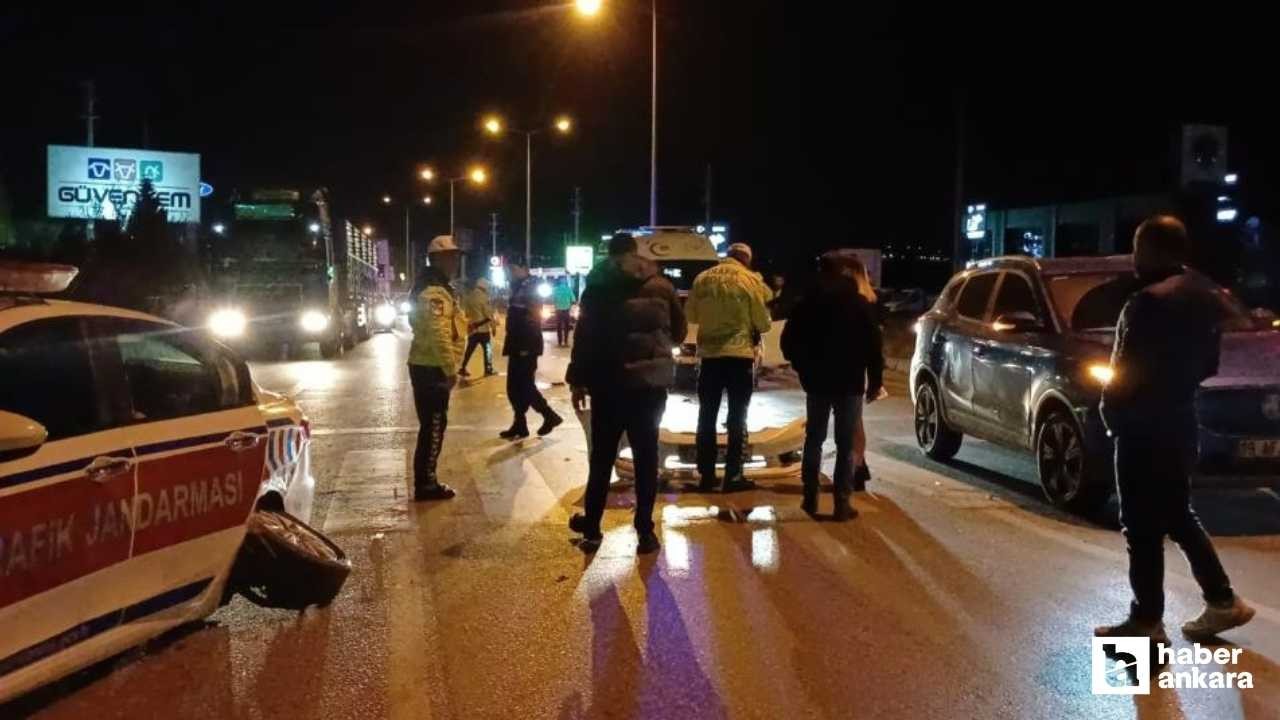 Çorum-Ankara karayolunda trafik kazasında 2 jandarma personeli yaralandı