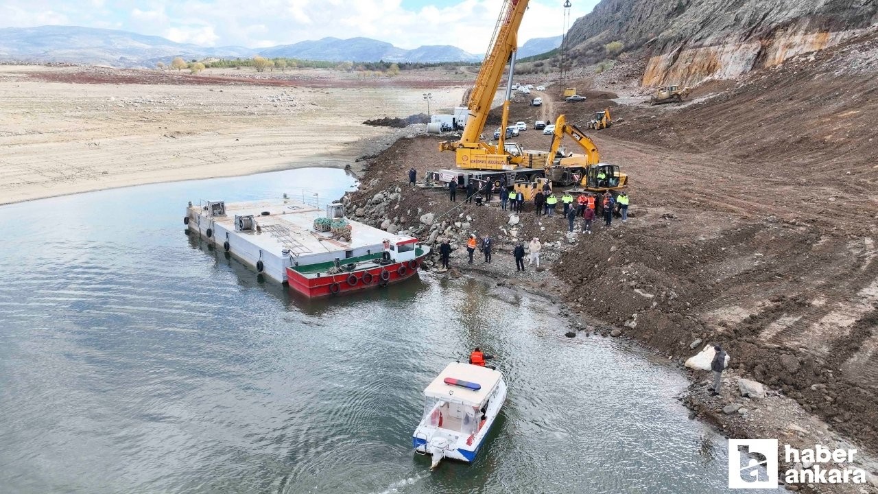ASKİ, kuraklıkla mücadelede 'Yüzer Pompa' sistemini devreye almaya hazırlanıyor