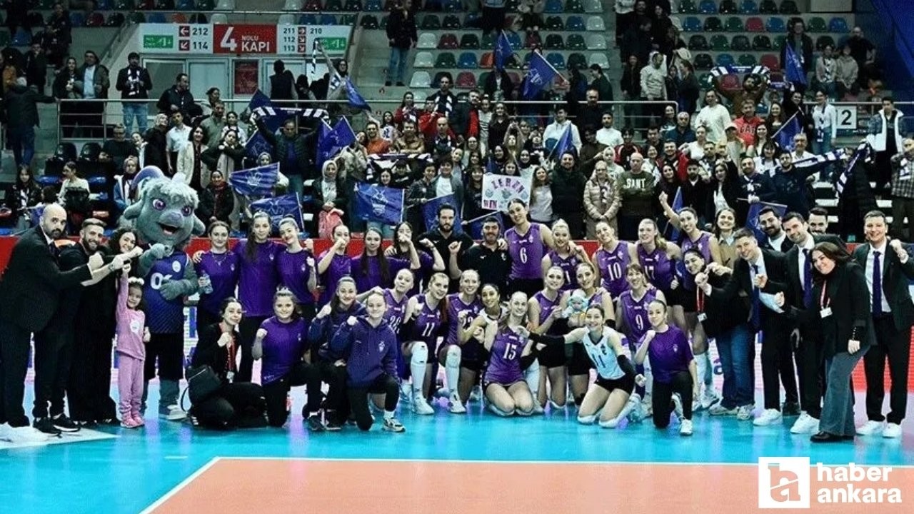 Beş setlik, çekişmeli maçta Zeren Spor, Galatasaray'ı yendi