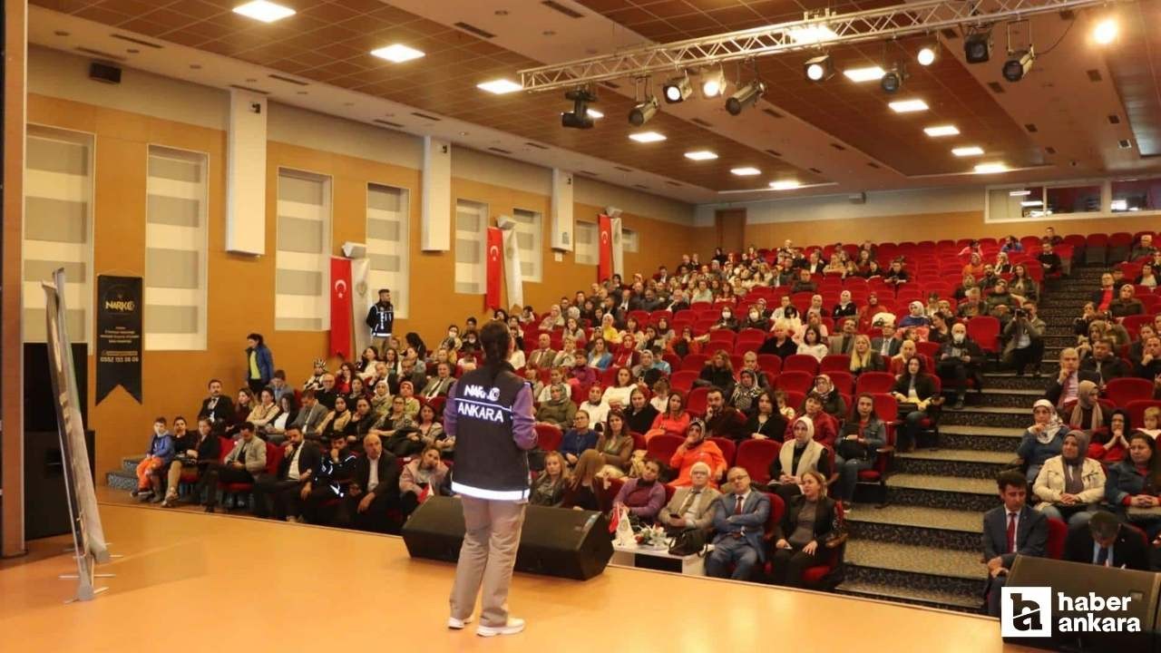 Polatlı’da 'En İyi Narkotik Polisi Anne Projesi' kapsamında toplantı yapıldı