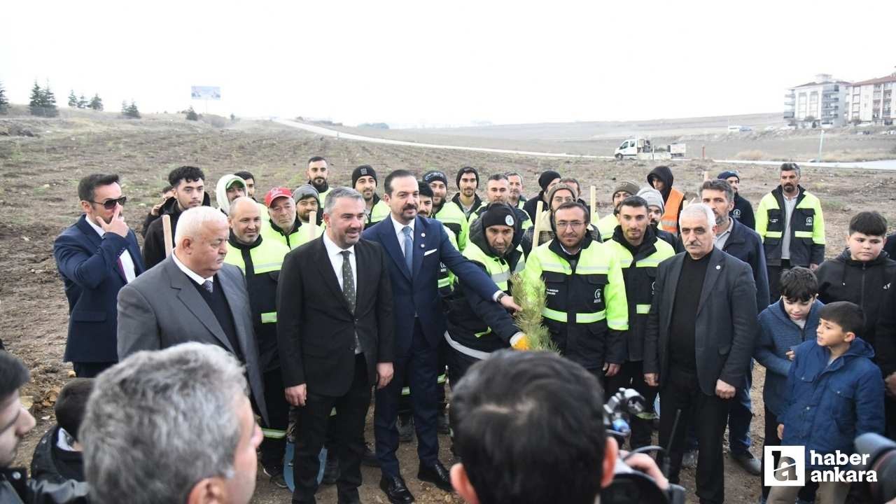 Başkan Ertuğrul Çetin, Türk Dünyası Hatıra Ormanı fidan dikim törenine katıldı