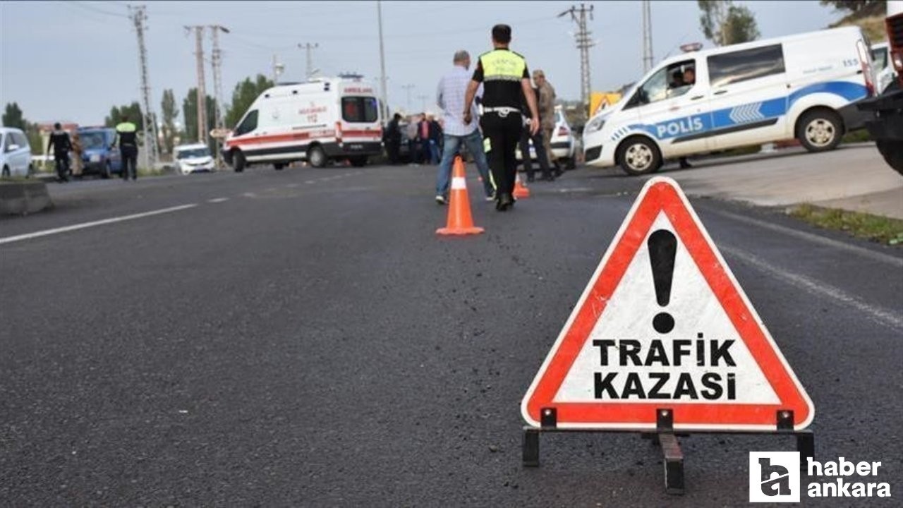 Beypazarı'nda kontrolden çıkan otomobil devrildi: 1 ölü, 3 yaralı