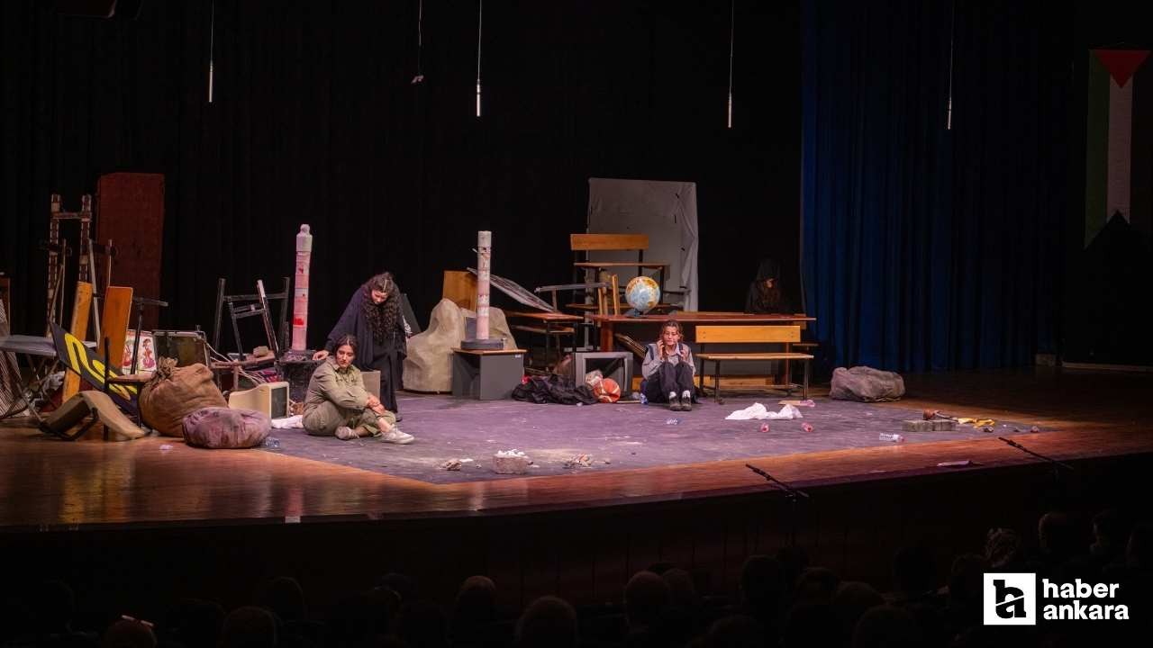 Gazze dramı Ankara'da Meryem isimli tiyatro oyunuyla anlatıldı