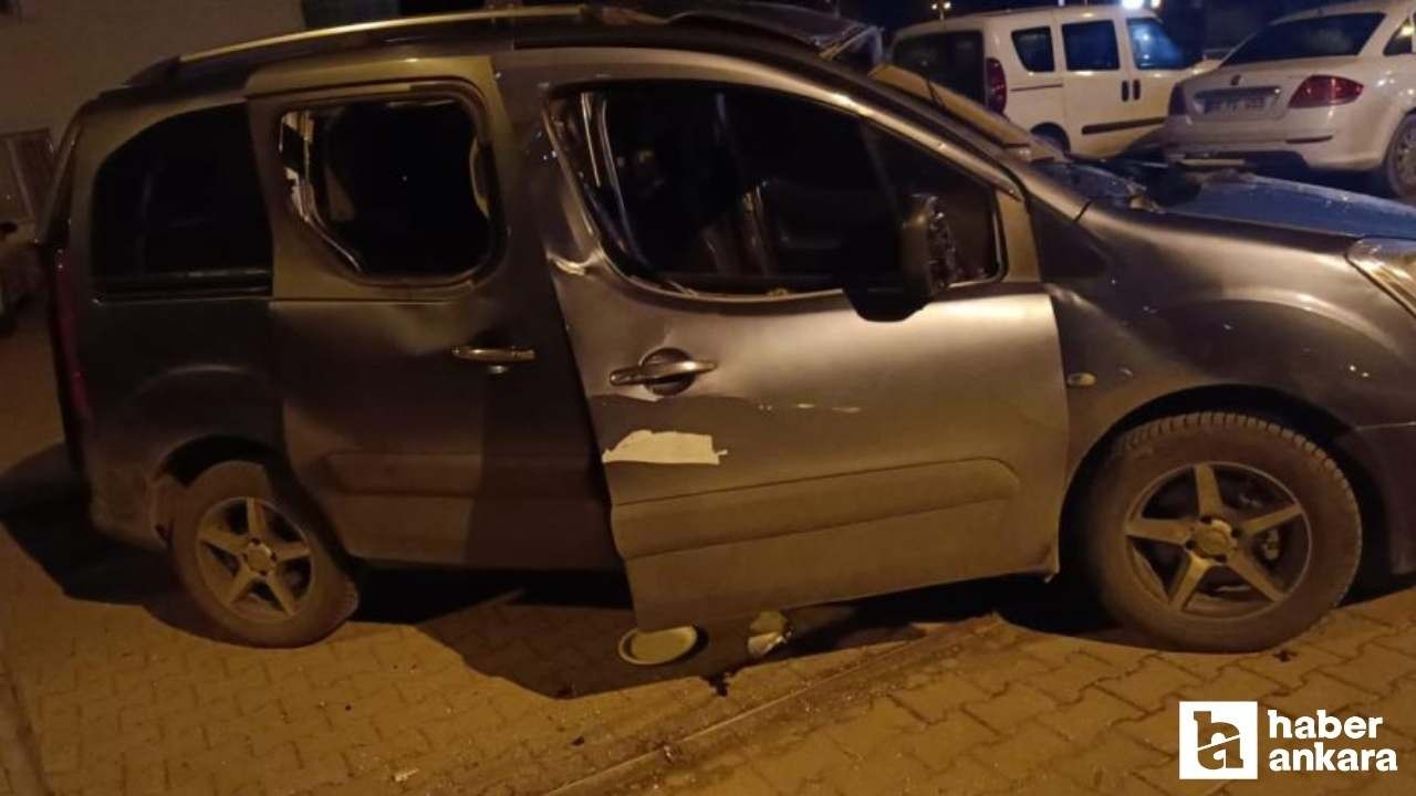 Kahramankazan'da otomobilde patlama: 1 kişi yaralandı!