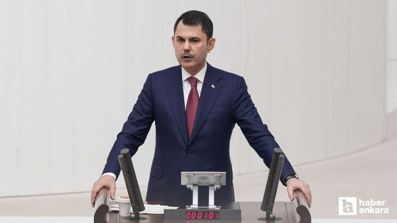 Murat Kurum'dan TBMM'de 500 bin sosyal konut projesi hakkında açıklama