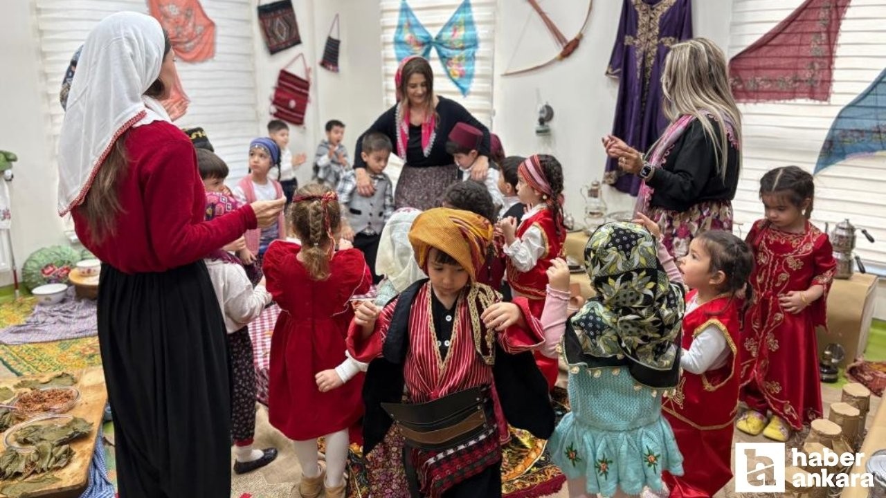 Sincan Belediyesi'nin kreşlerinde minikler Yerli Malı Haftası'nı kutladı