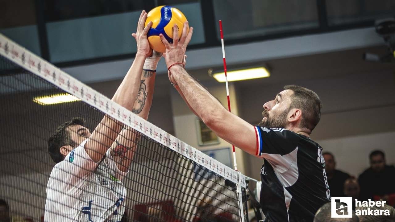 Voleyboldaki Başkent derbisinde sürpriz sonuç!