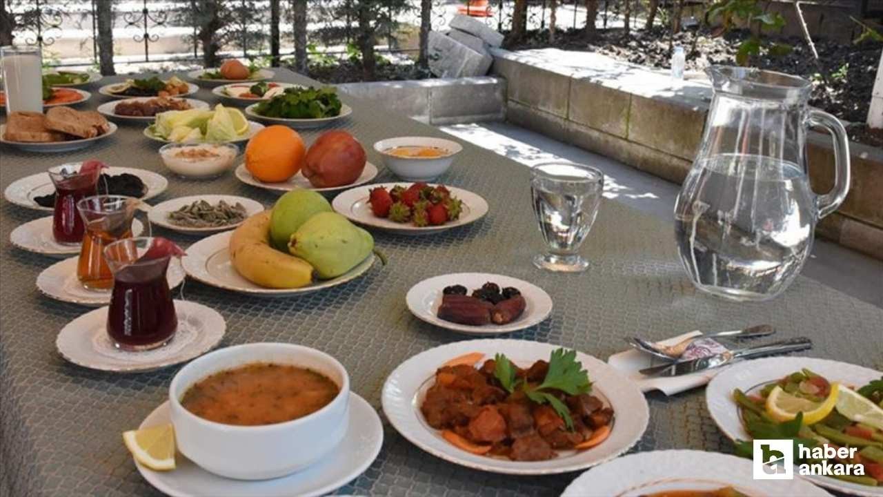 Sağlıklı bir oruç için iftar ve sahur uyarıları