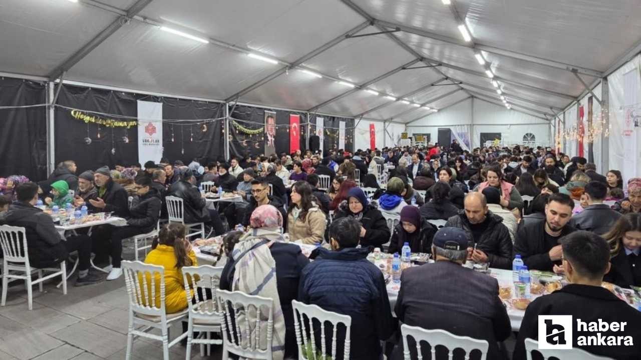 Vakıflar Ankara Bölge Müdürlüğü, Çankırı'da iftar daveti verdi