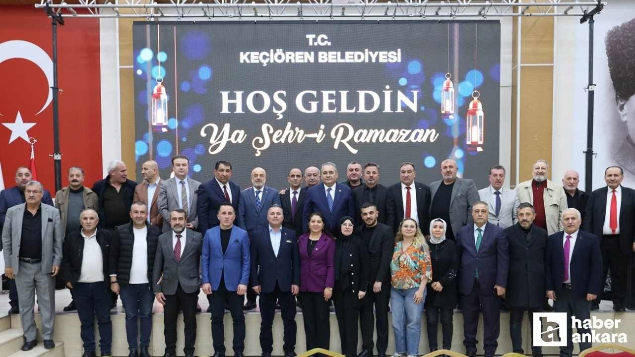 Keçiören Belediyesi'nin iftar programları sürüyor