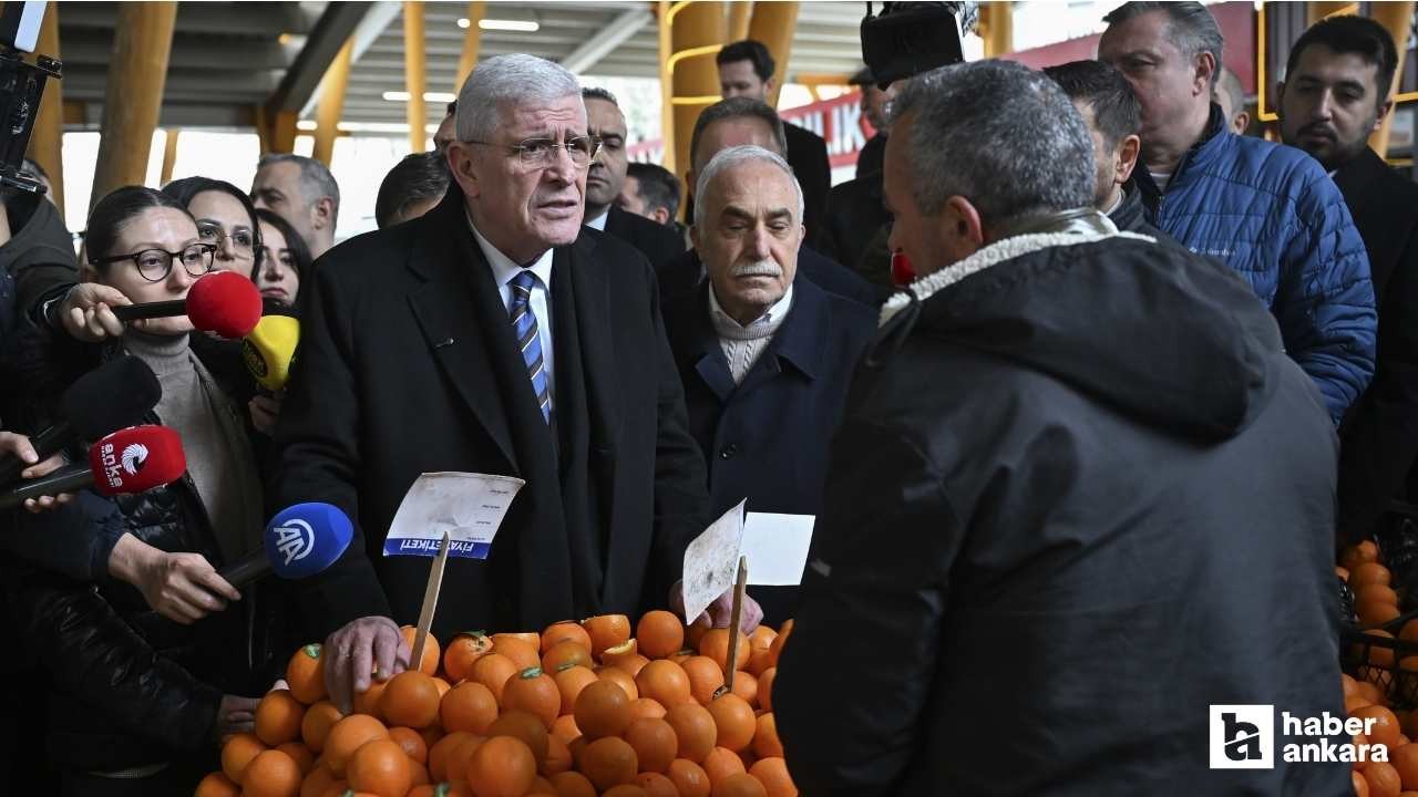 Çankaya'da pazar yerini ziyaret eden Müsavat Dervişoğlu: 
