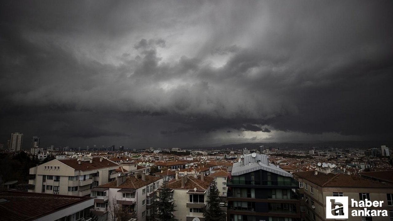 Ankara Valiliğinden kuvvetli yağış uyarısı!