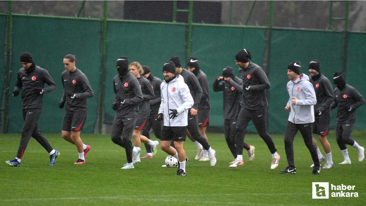 Ümit Milli Futbol Takımı, Hırvaristan maçına hazırlanıyor