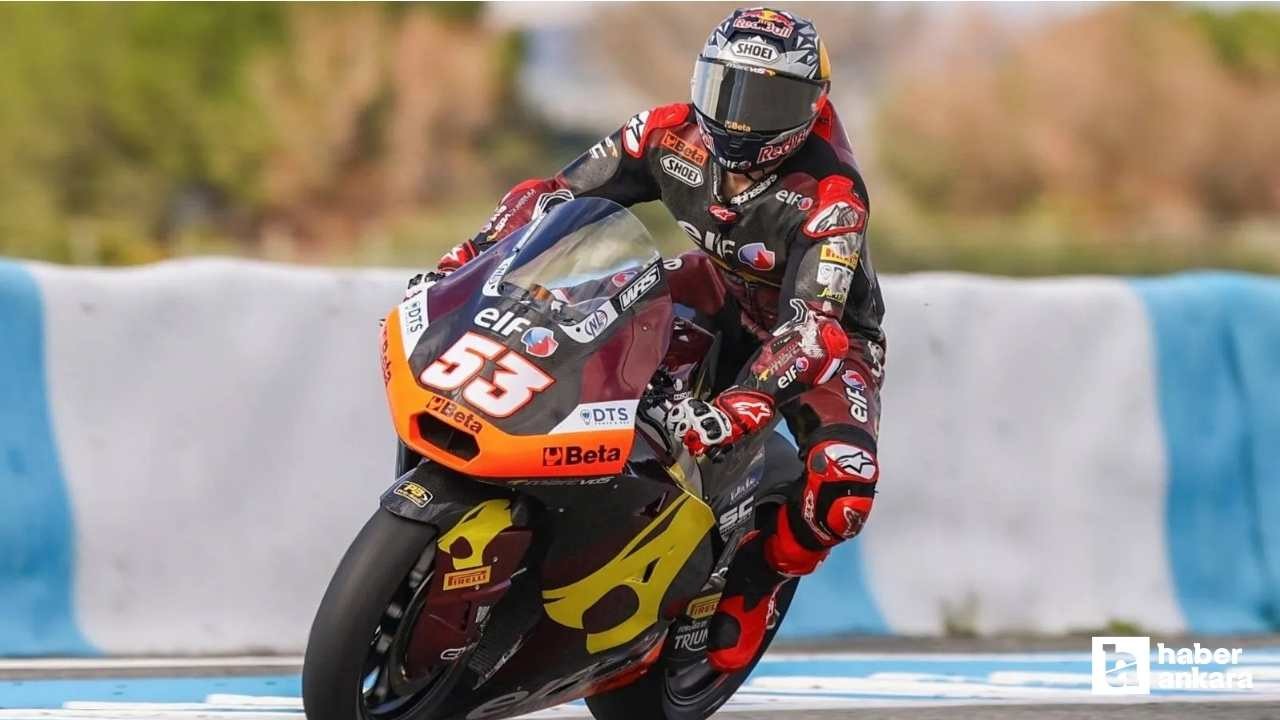 Deniz Öncü ABD'de yapılan Dünya Moto2 Şampiyonası'nı 20. sırada tamamladı