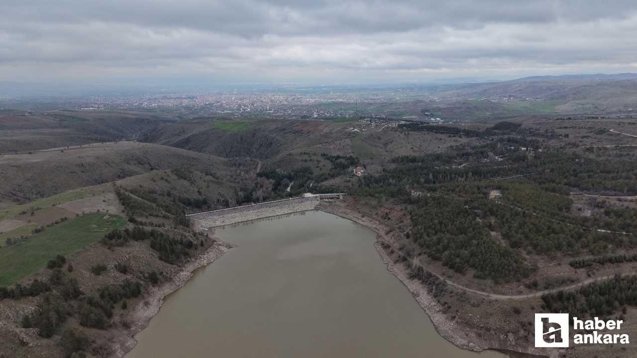 Yağışlar bereketi ile geldi, Çubuk’taki barajlarda su seviyesi yükseldi