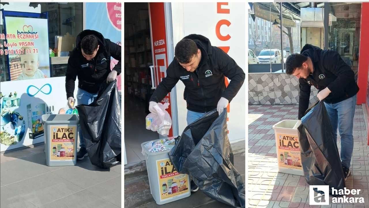 Pursaklar Belediyesi atık ilçları topluyor, geleceğe sahip çıkyor