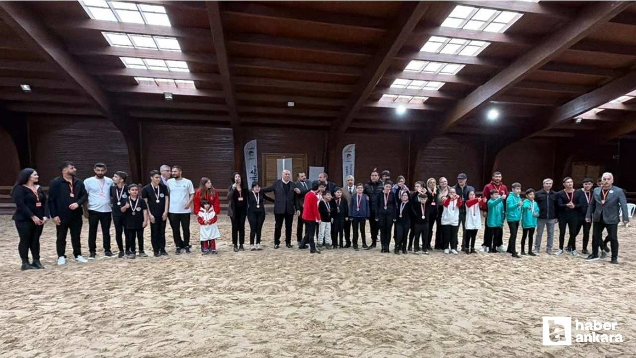 Ankara Atlı Cimnastik Kupası'nda özel sporcular yarıştı