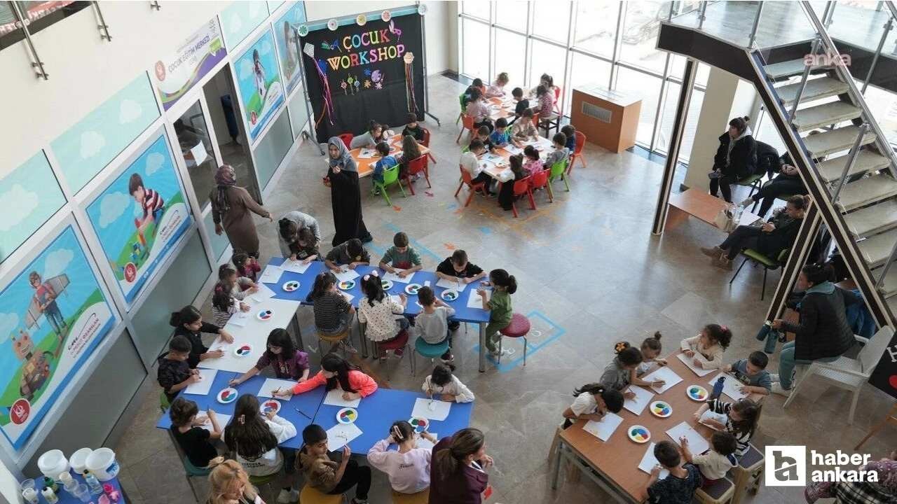 Keçiören Belediyesi ücretsiz çocuk atölyeleri düzenliyor