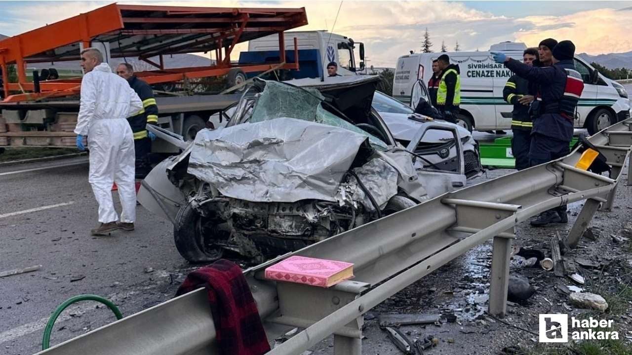 Polatlı'da trafik kazası: 4 kişi hayatını kaybetti, 2 ağır yaralı