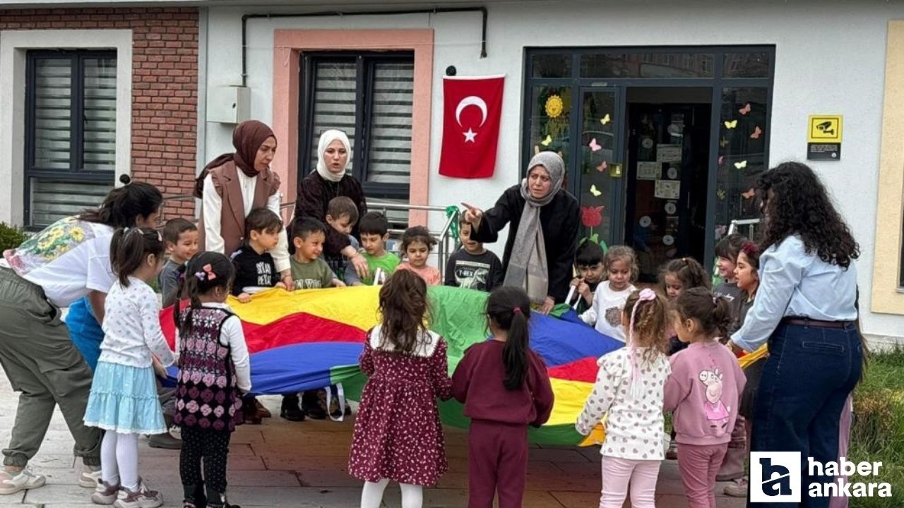 Sincan'da minikler için ilkbahara özel etkinlik düzenlendi