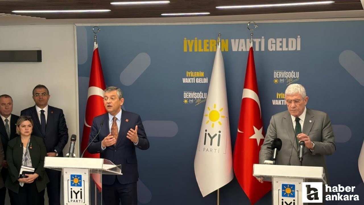 CHP Genel Başkanı Özel'den Dervişoğlu'na ziyaret