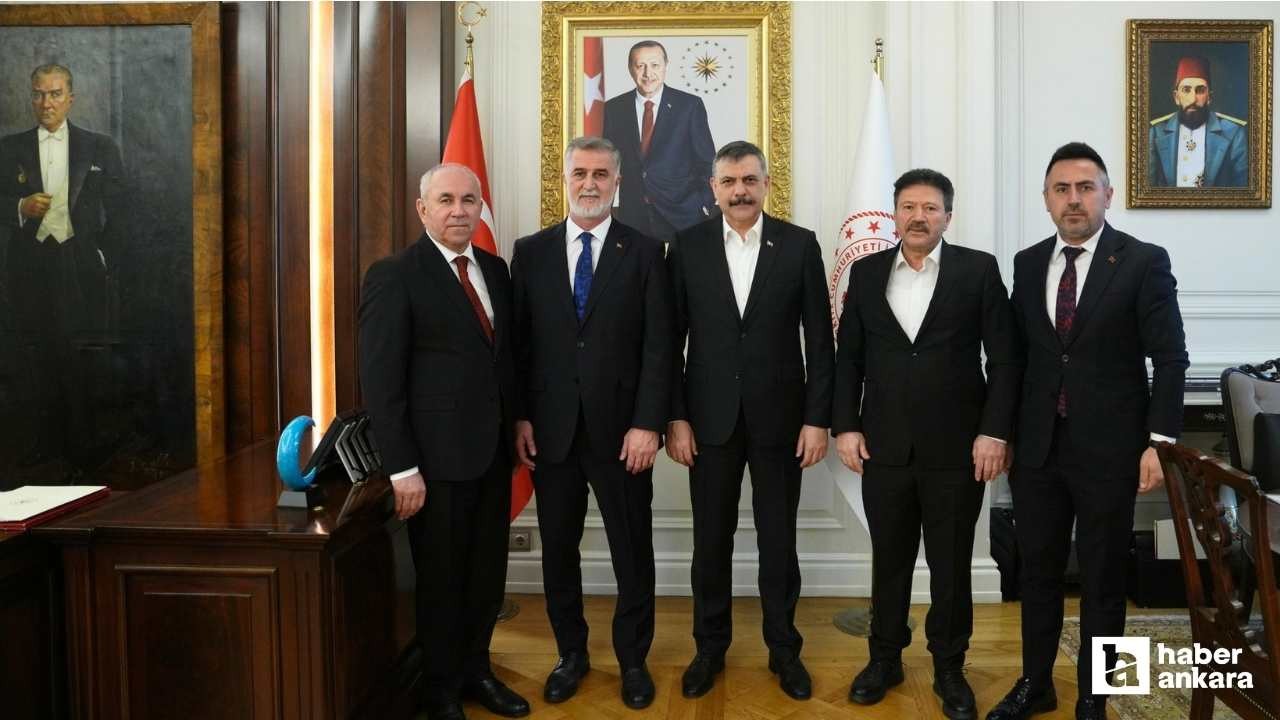 İçişleri Bakanı Mustafa Çiftçi, TŞOF heyeti ile APP plakaları görüştü