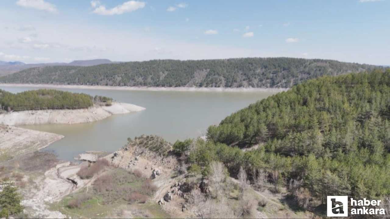 Ankara'da son yağışların ardından barajlardaki su seviyesi arttı