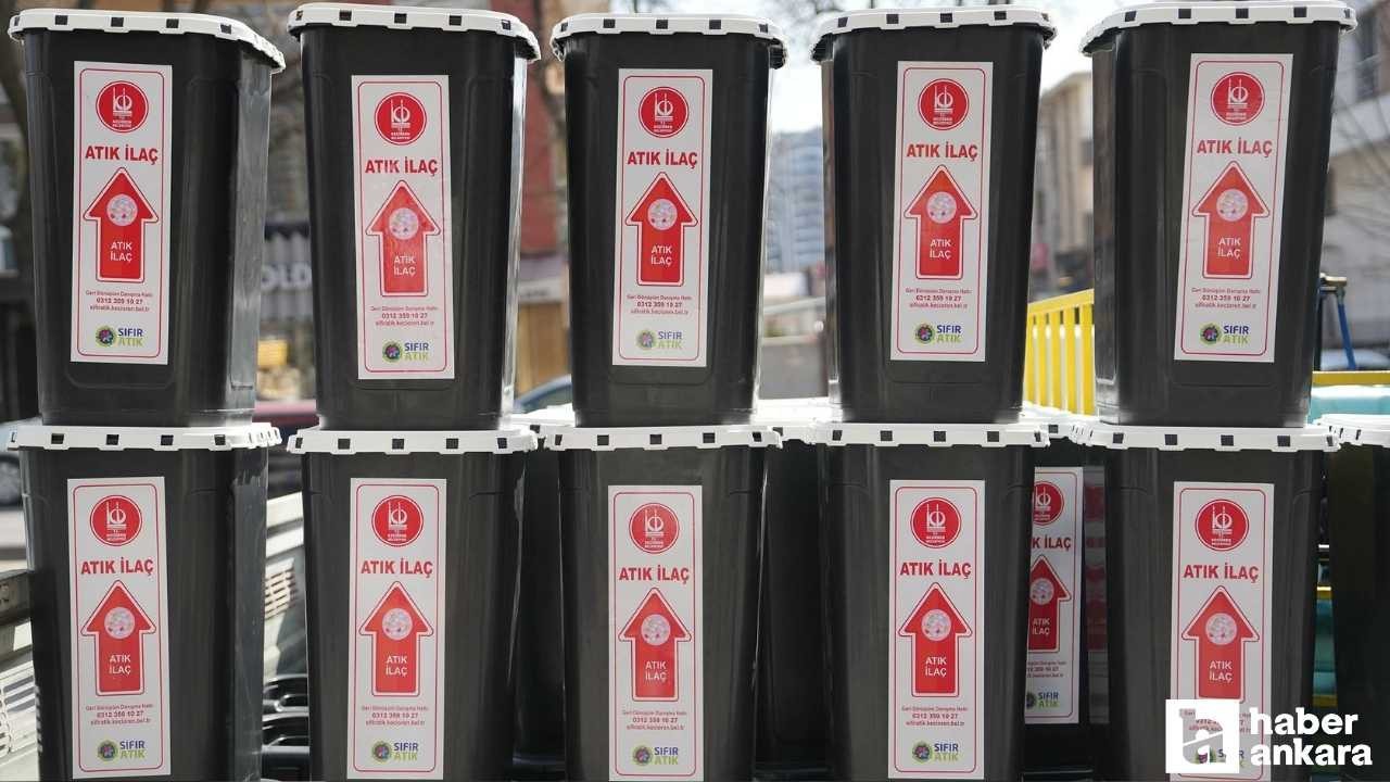 Keçiören Belediyesinden çevre için yeni adım: Atık İlaç Toplama Kutuları!