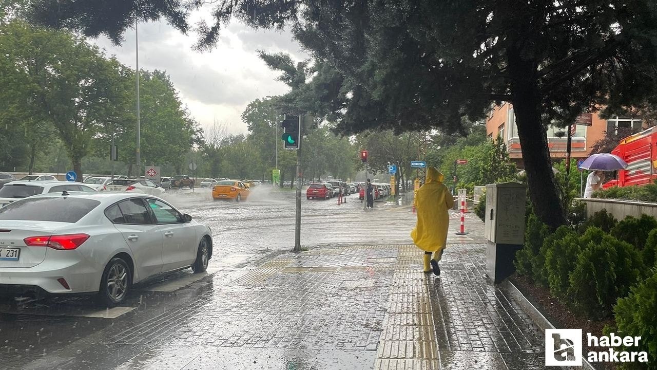 Ankara'da cuma günü gök gürültülü sağanak yağış bekleniyor!
