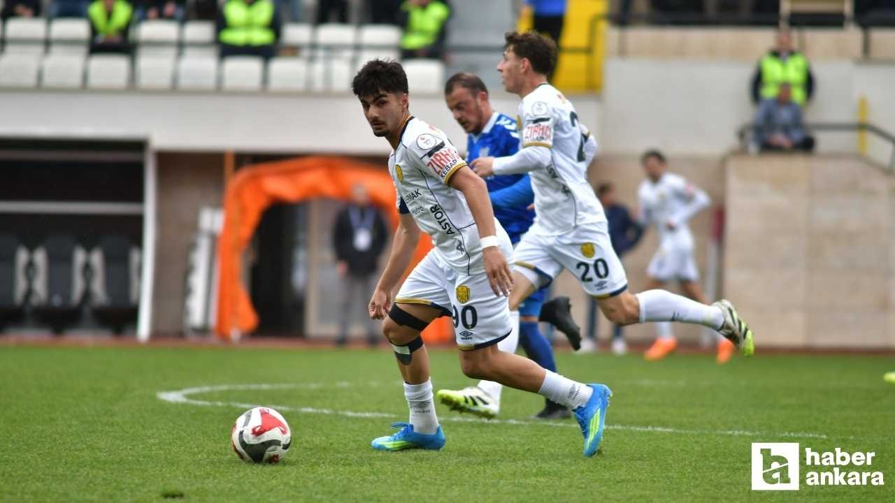 MKE Ankaragücü deplasmanda Erbaaspor ile 1-1 berabere kaldı