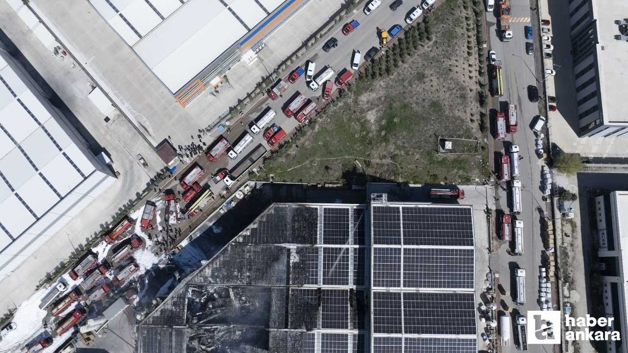 Sincan'da çıkan fabrika yangını hakkında soruşturma başlatıldı