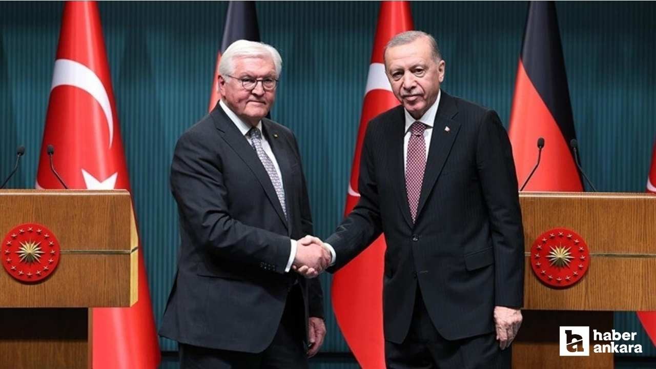 Cumhurbaşkanı Erdoğan, Almanya Cumhurbaşkanı Steinmeier ile görüştü