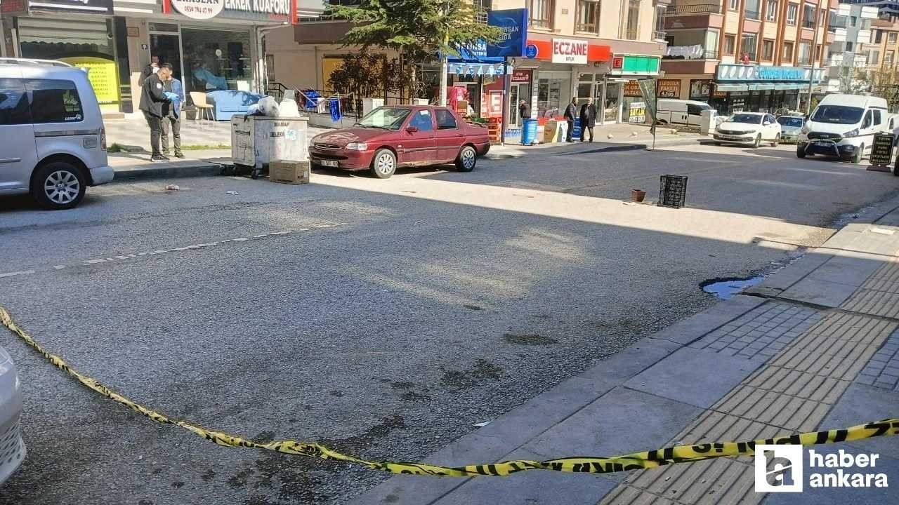 Mamak'ta damadının vurduğu kayınpeder hayatını kaybetti