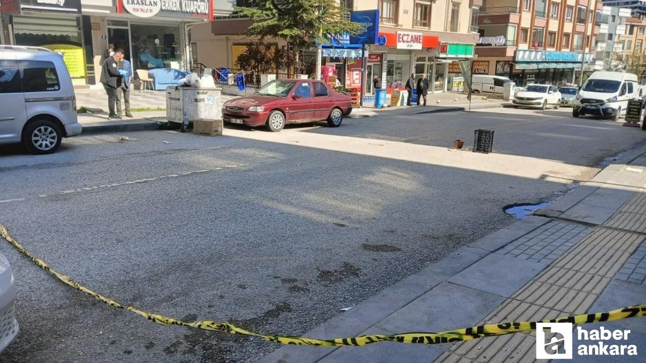 Mamak'ta kayınpeder ile damat arasında silahlı kavga iddiası!