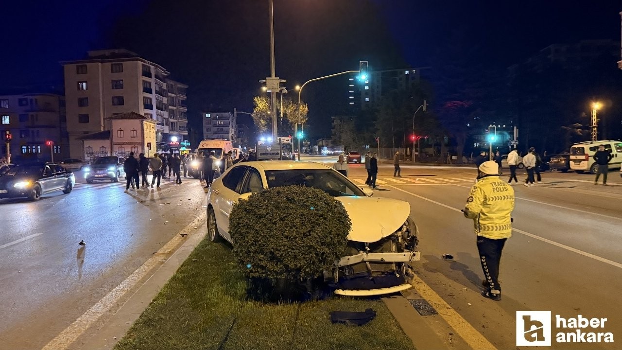 Çubuk'ta 2 ayrı trafik kazası: 4 yaralı!