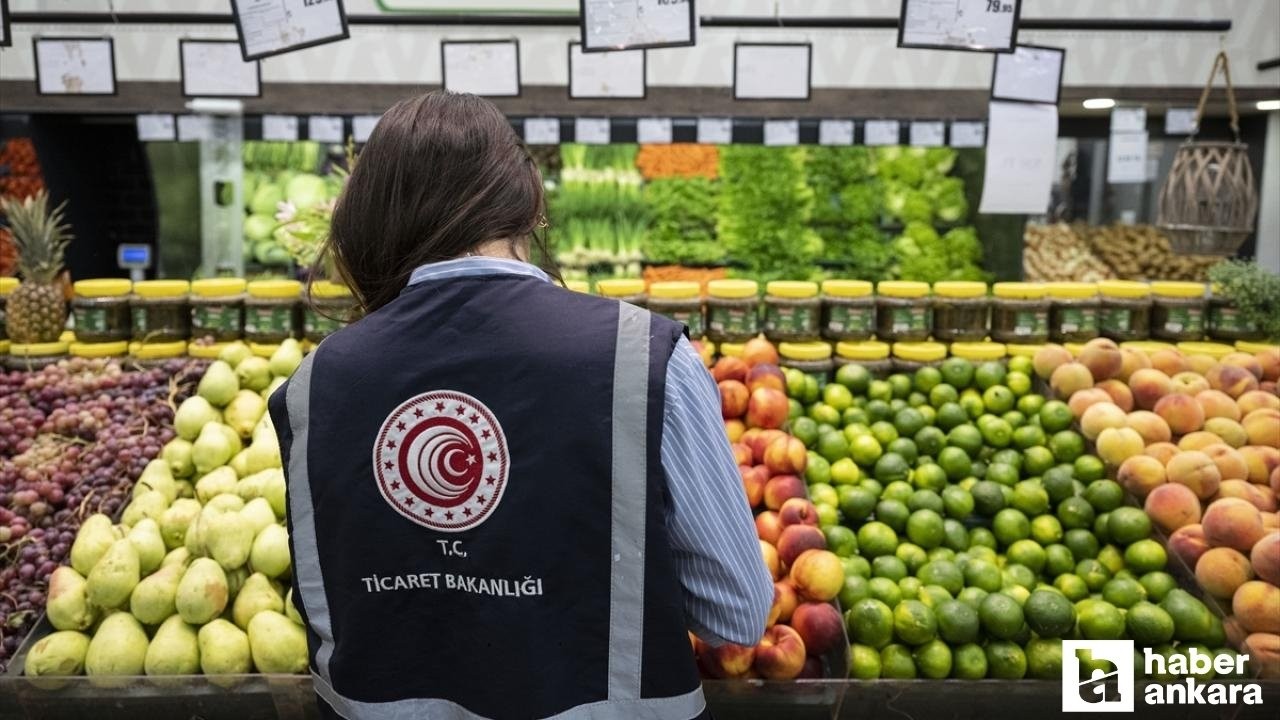 Ticaret Bakanlığı duyurdu: Ankara'da 4.7 milyon ürün denetlendi