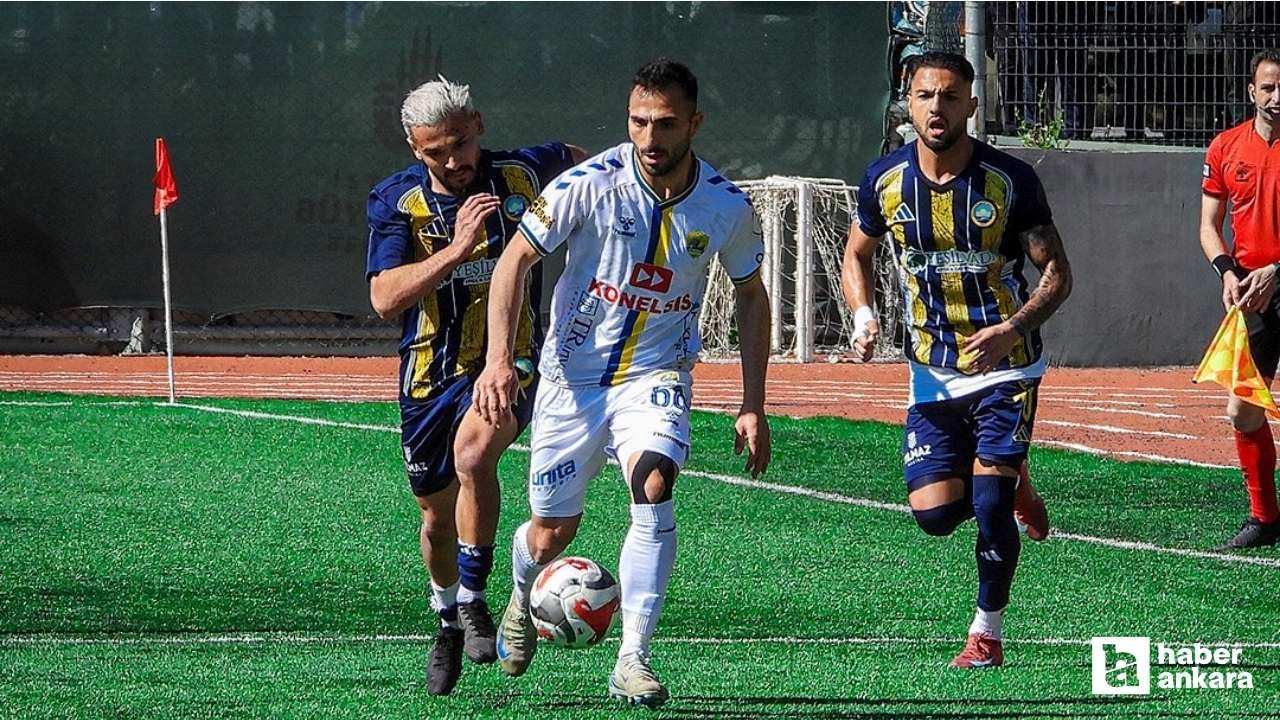 Karalar İnşaat Etimesgut Spor, play-off maçında Küçükçekmece Sinop Spor'a kaybetti