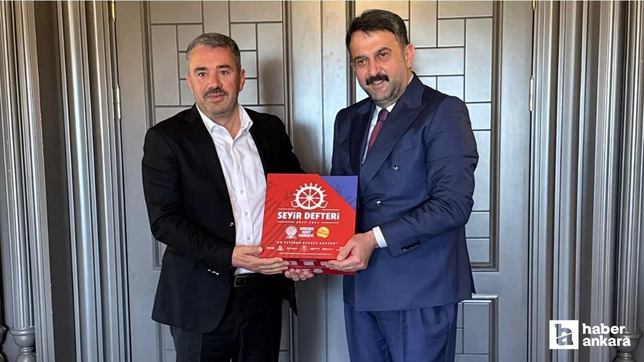 Başkan Ertuğrul Çetin, Ankara Kent Konseyi Başkanı Yılmaz'ı ziyaret etti