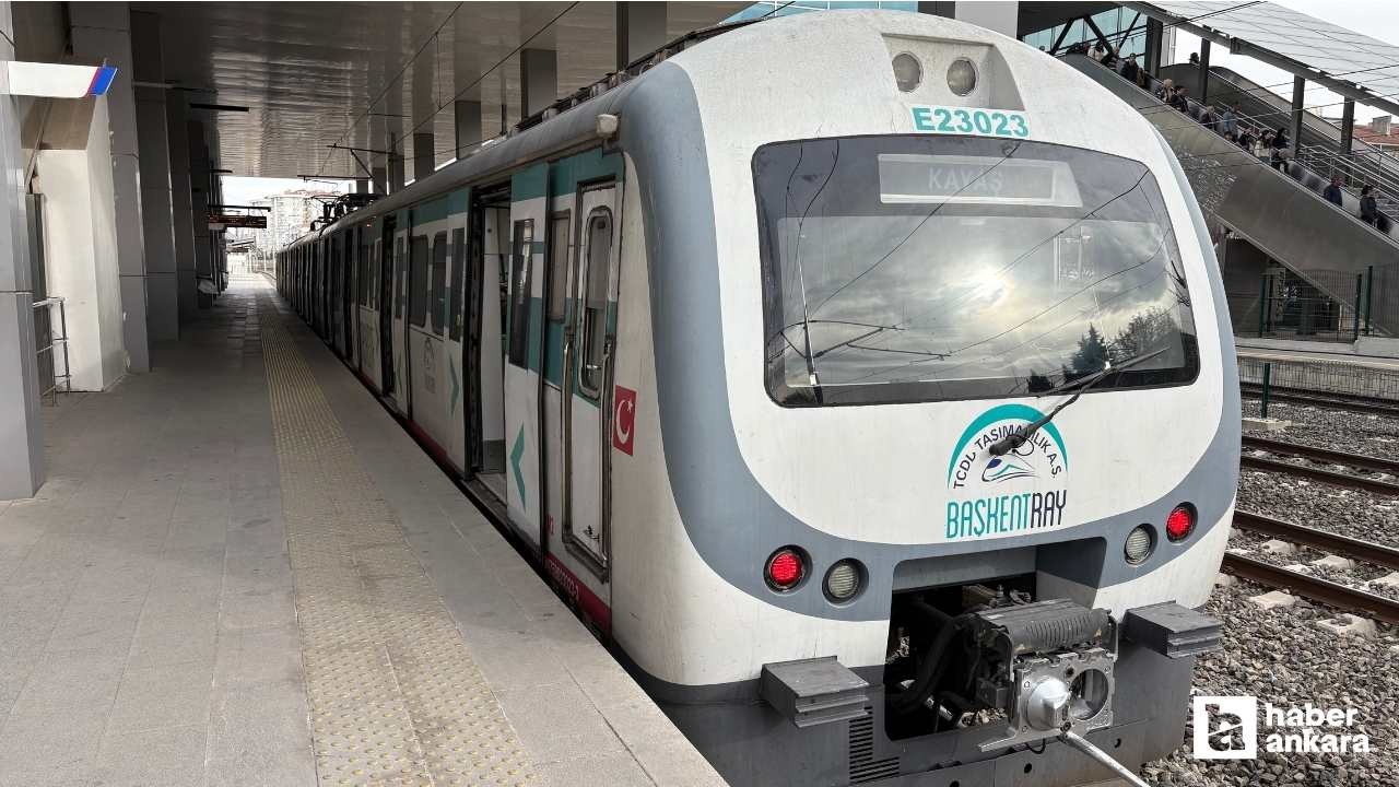 1 Mayıs ve 19 Mayıs'ta Başkentray ücretsiz olacak