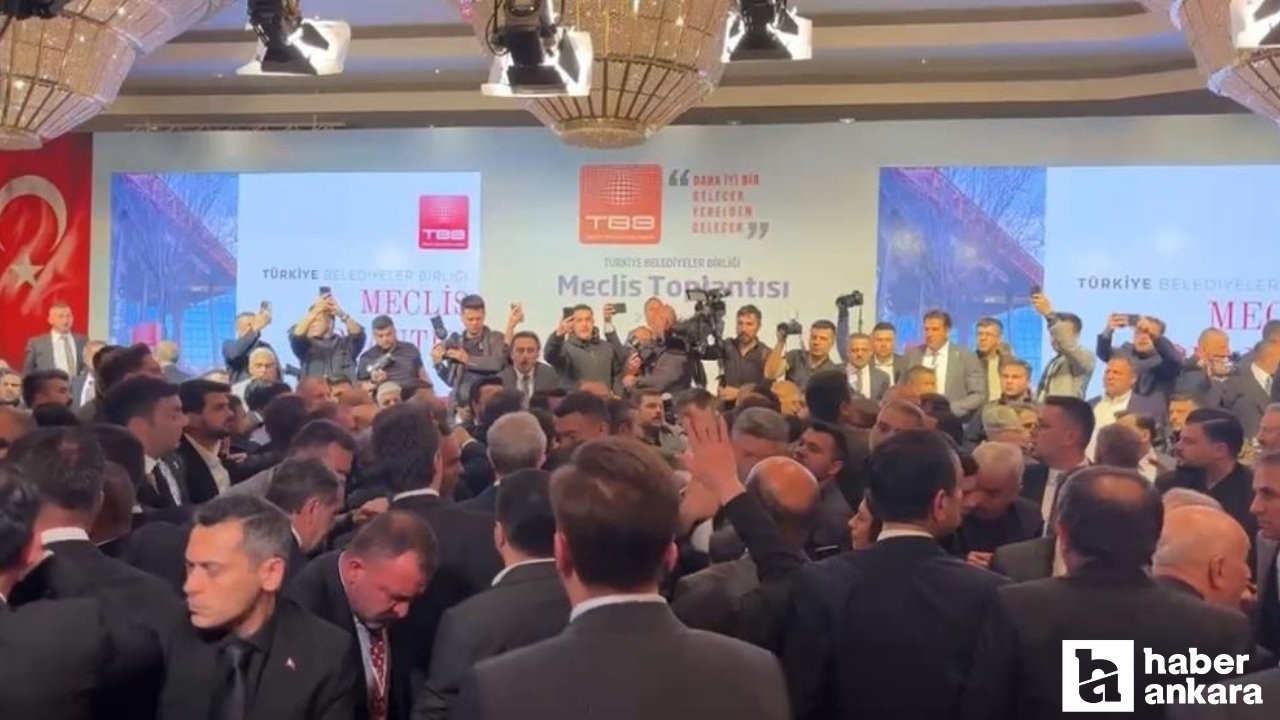 Türkiye Belediyeler Birliği (TBB) seçimlerinde kavga çıktı