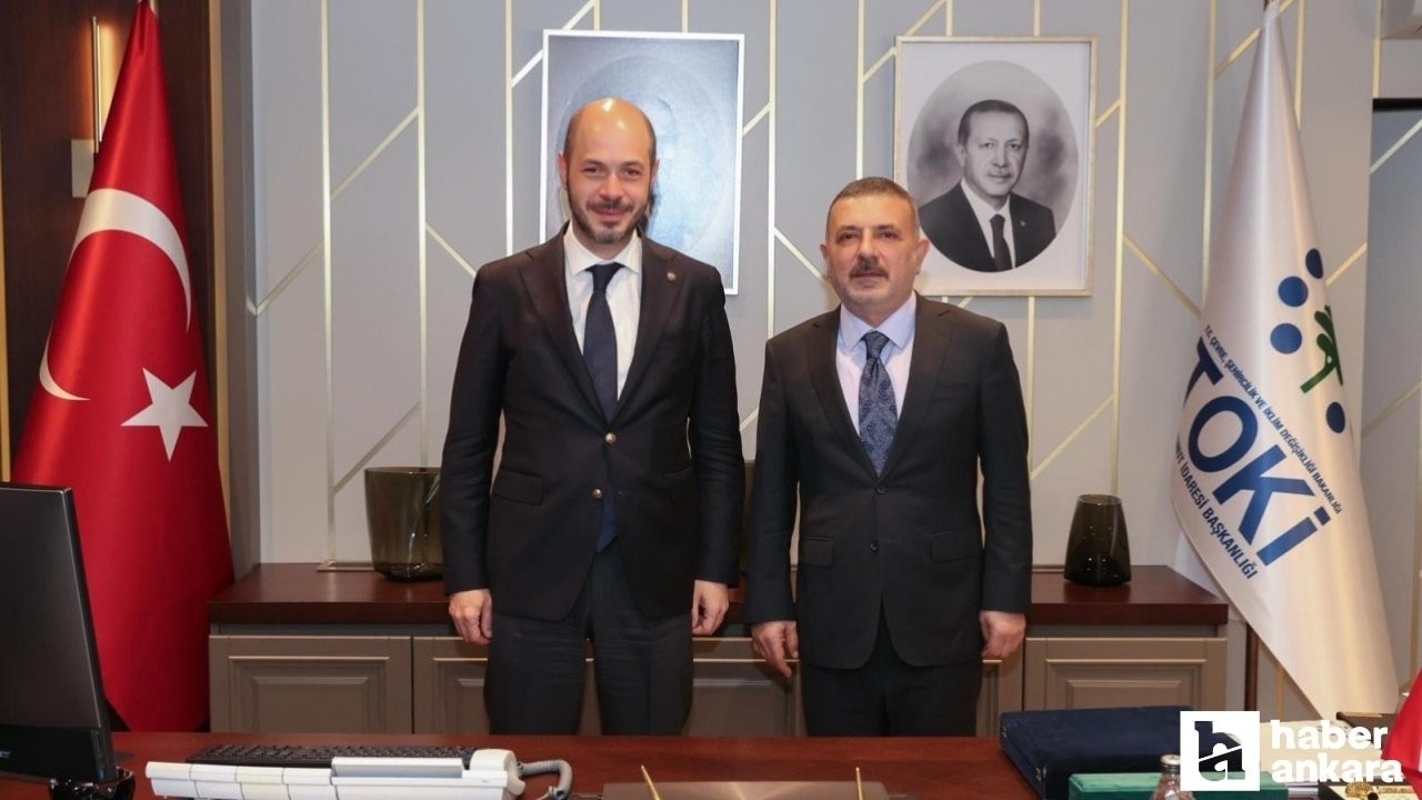 Sincan Belediye Başkanı Ercan'dan, TOKİ Başkanı Sungur'a ziyaret!
