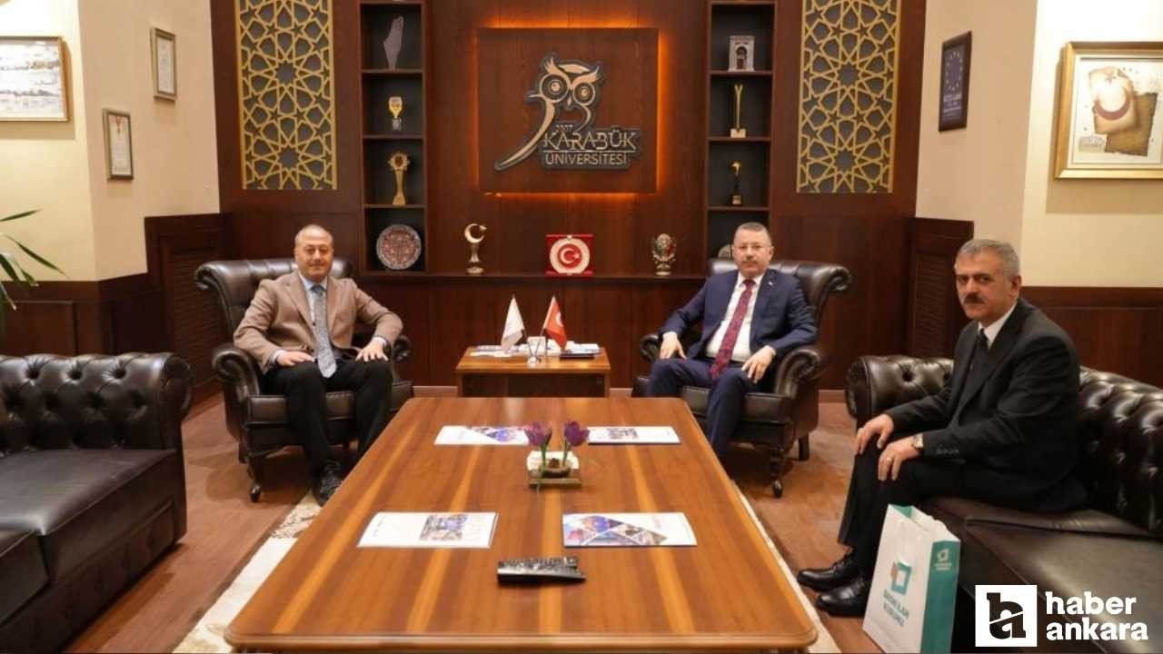 BİK Ankara Bölge Müdürü Çelik, Rektör Kırışık’ı ziyaret etti