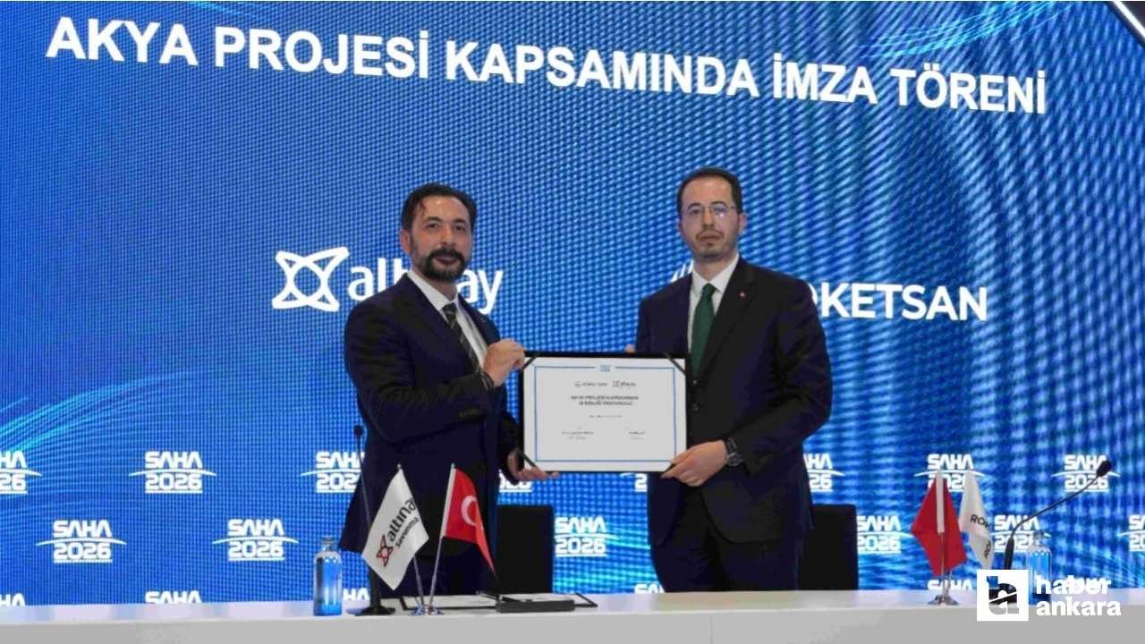 ROKETSAN ve Altınay Savunma Teknolojileri arasında iş birliği anlaşması yapıldı
