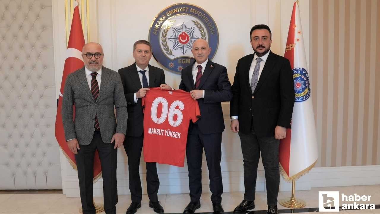Natura Dünyası Gençlerbirliği’nden Ankara İl Emniyet Müdürü Maksut Yüksek’e 'Hayırlı Olsun' Ziyareti