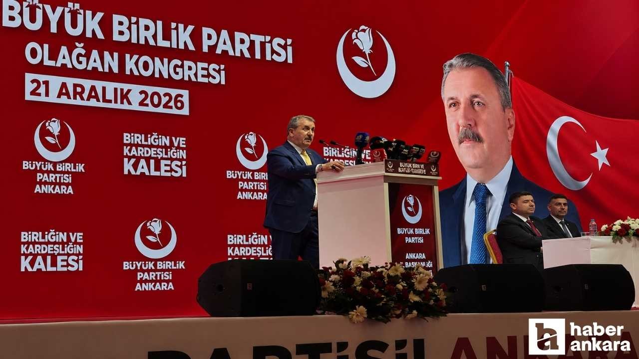 BBP Başkanı Destici: Anayasayı değiştireceğiz, idamı getireceğiz!