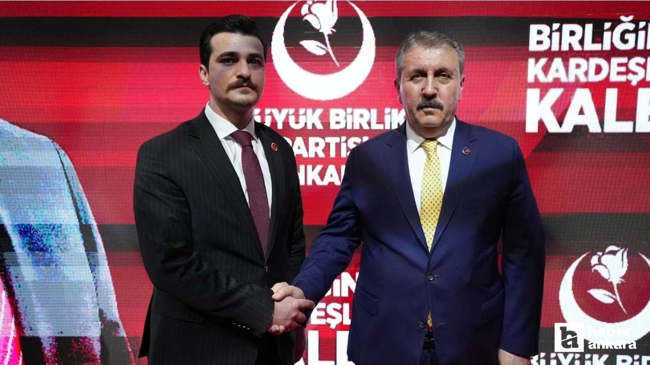 Büyük Birlik Partisi Ankara İl Kongresi'nde Hamza Kurt güven tazeledi